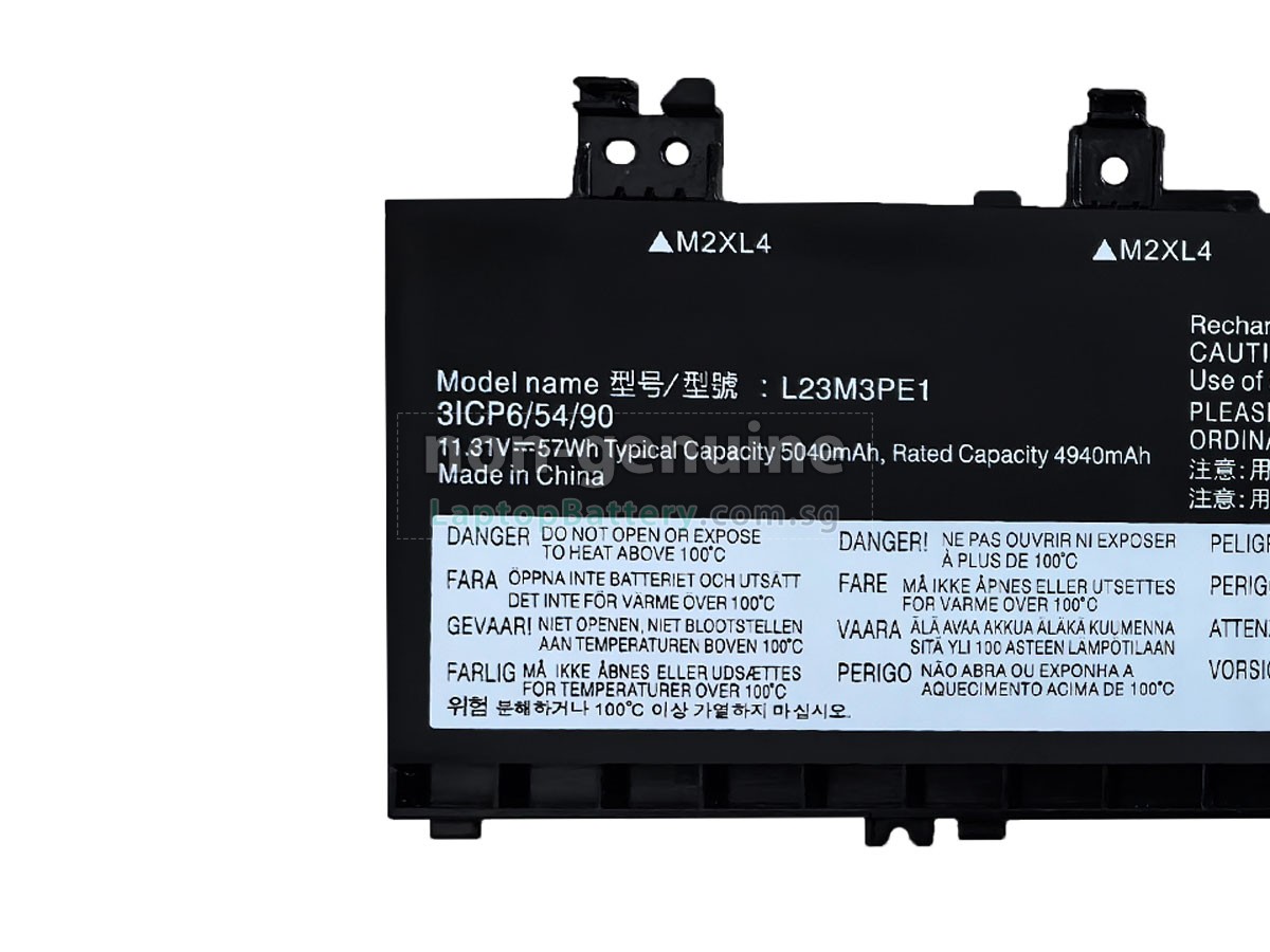 replacement Lenovo 5B11M74076 battery