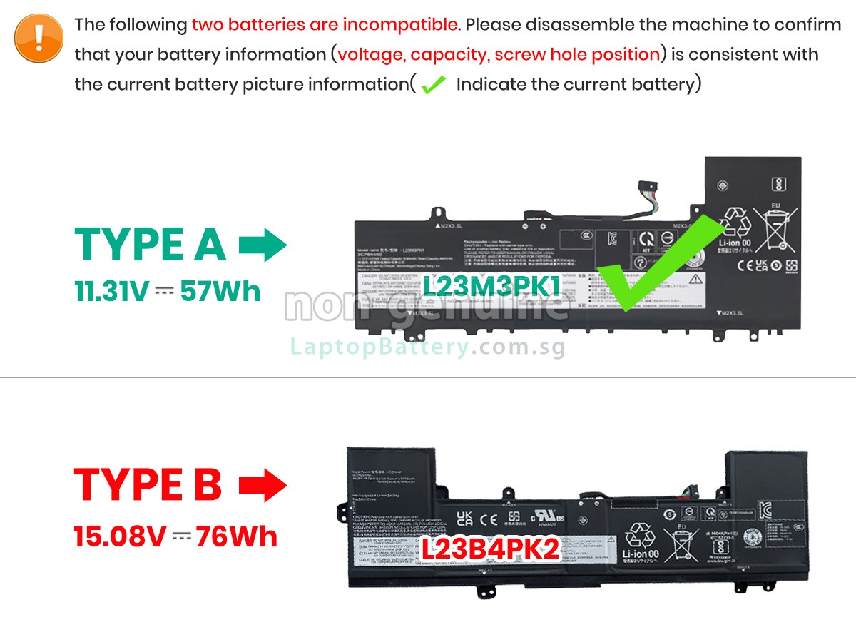 replacement Lenovo ThinkPad L14 GEN 5-21L2S83D00 battery