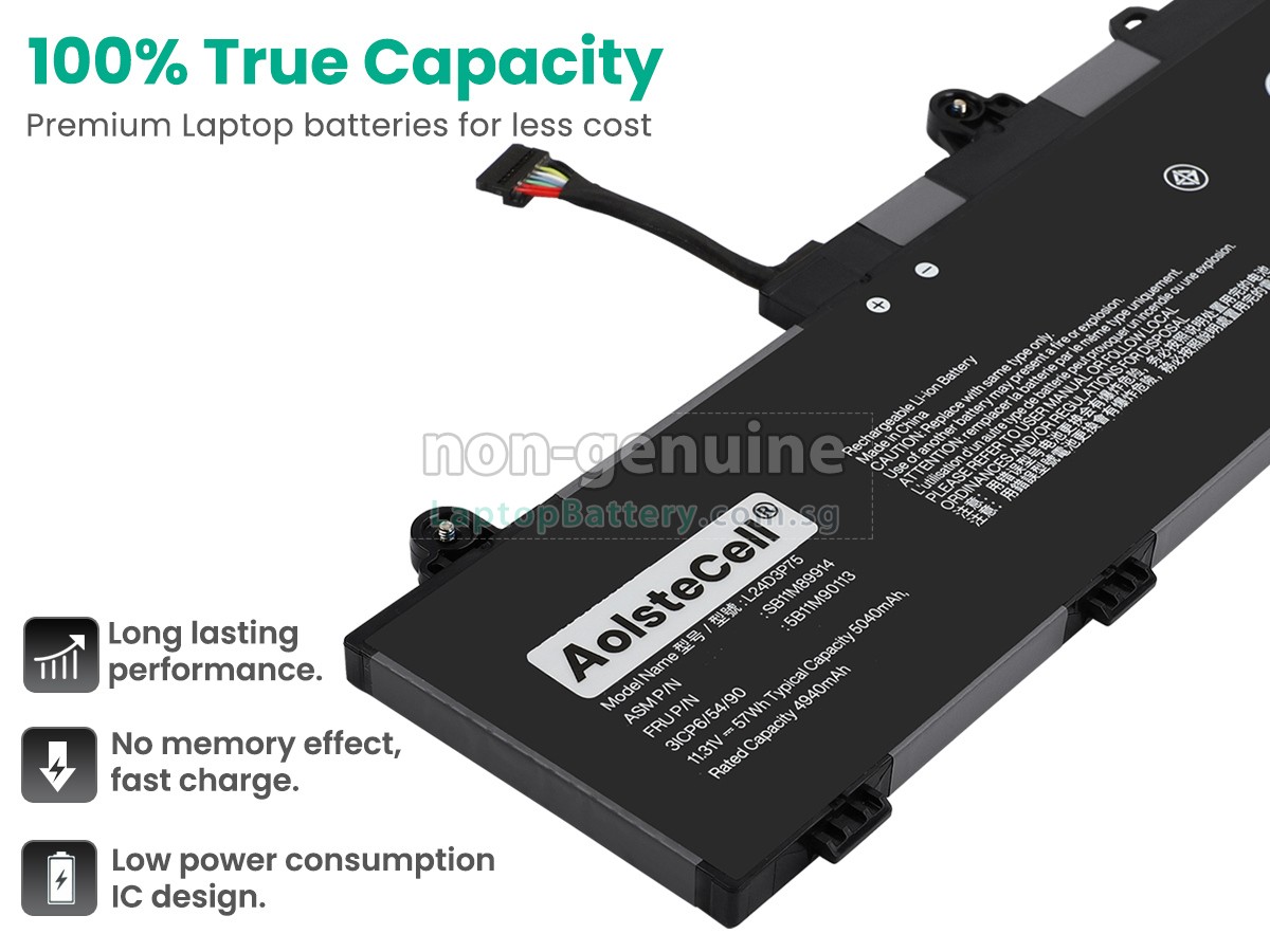 replacement Lenovo L24D3P75 battery