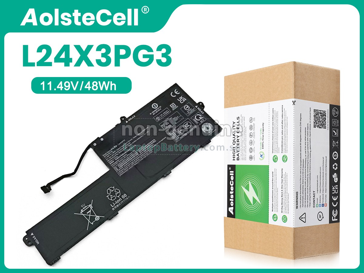 replacement Lenovo L24X3PG3 battery