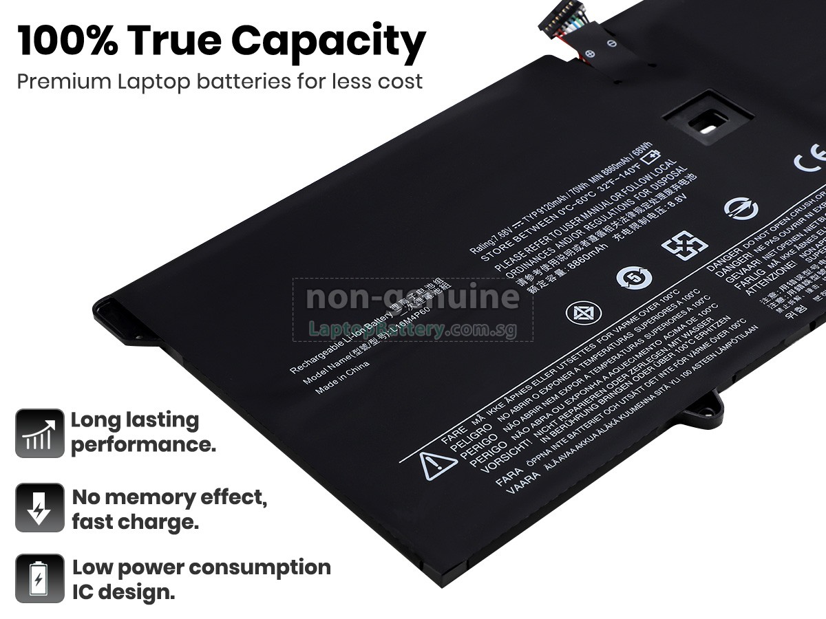 Battery for Lenovo YOGA 920-13IKB,replacement Lenovo YOGA 920-13IKB laptop  battery from Singapore(70Wh,4 cells)
