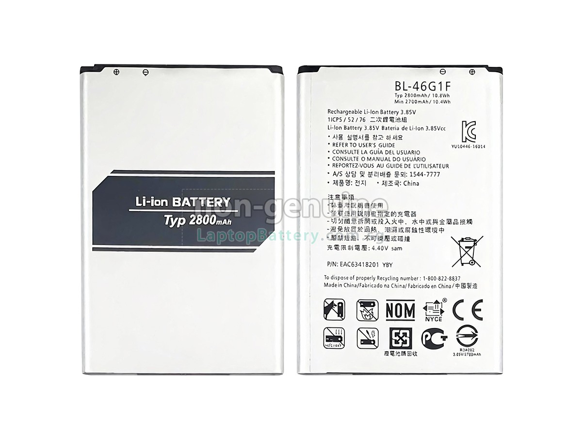 replacement LG M?K121L battery