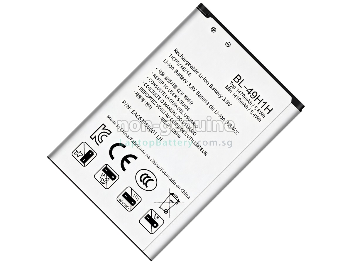 replacement LG BL-49H1H battery