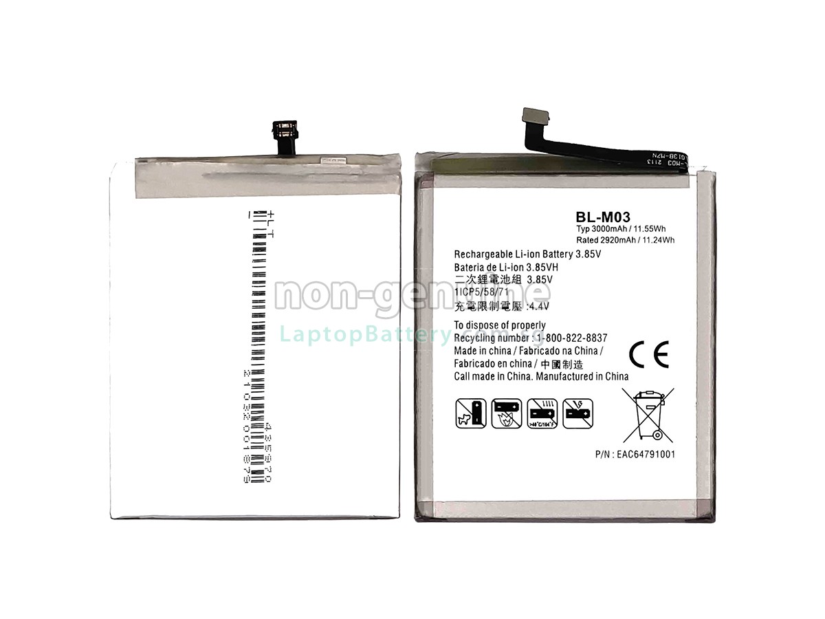 replacement LG K22 battery