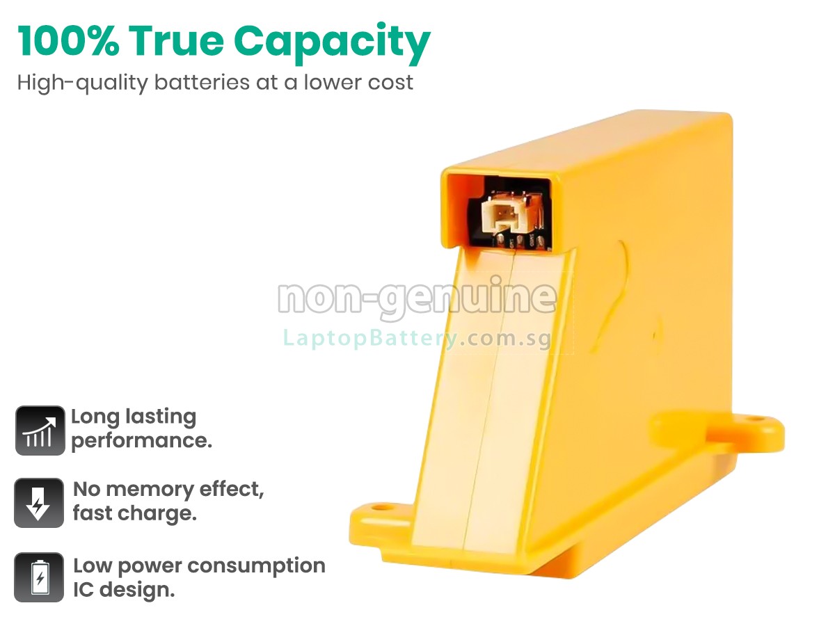 Batteria Di Ricambio Per Aspirapolvere LG - 3400mAh, 14.4V, Li-Ion - Sostituisce EAC60766112, EAC60766113, EAC62218202
