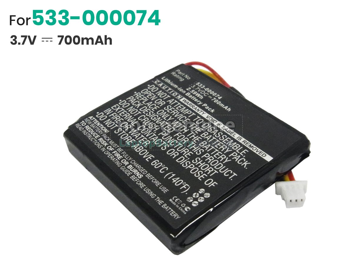 replacement Logitech 533-000074 battery