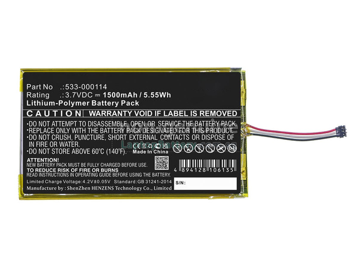 replacement Logitech 533-000114 battery