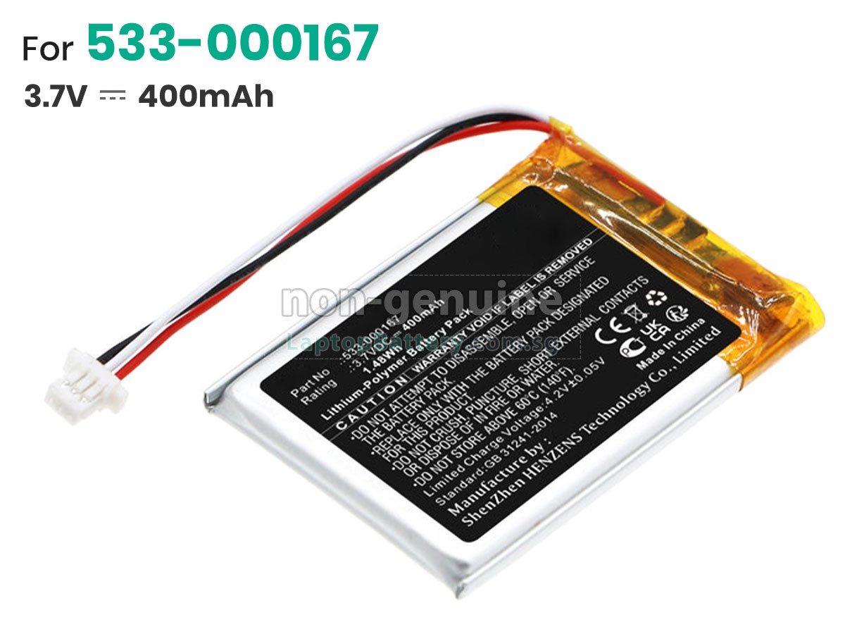 replacement Logitech ZONE 900 battery