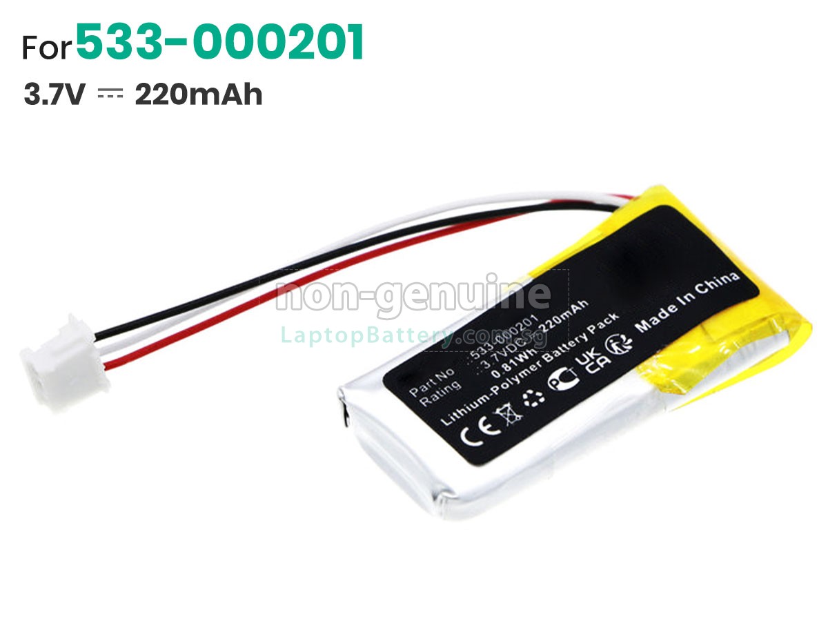 replacement Logitech 533-000201 battery
