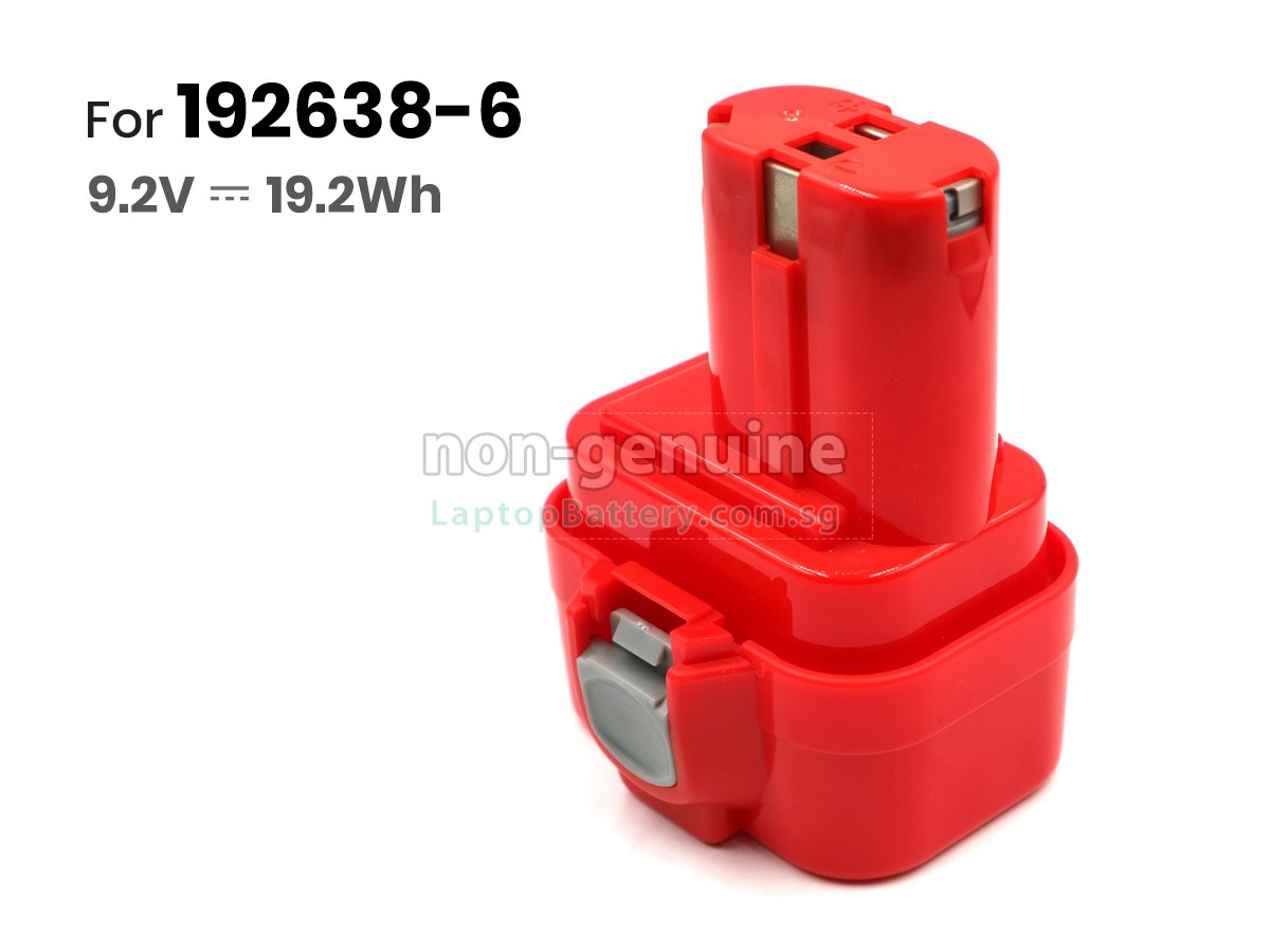 thumbnail image 2 of 9.6V 2Ah NiMH Replacement Battery For Makita 9100 Series Tools 2 of 3