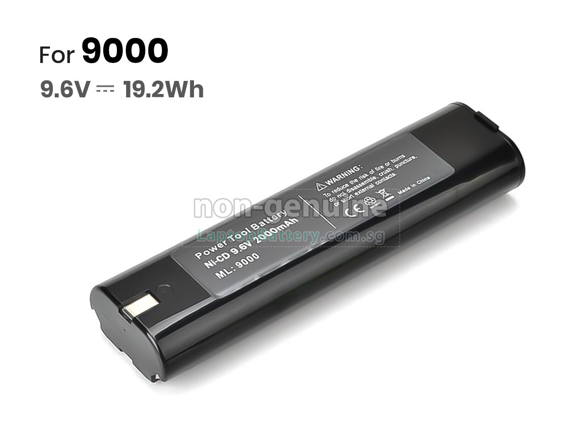 replacement Makita 9000 battery