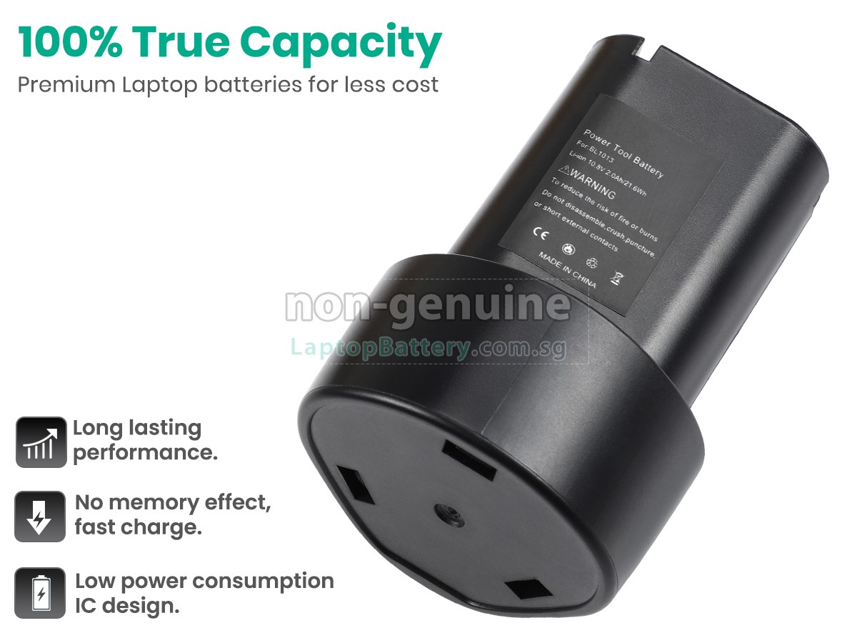 Battery for Makita CL100DW,replacement Makita CL100DW battery for Power