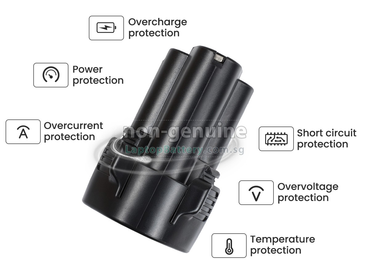 replacement Makita JR101DZ battery