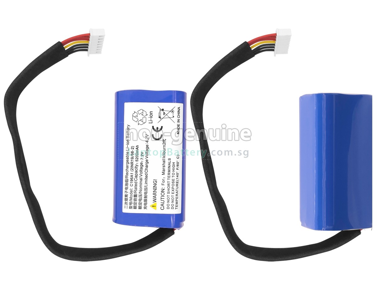 replacement Marshall TF18650-3200-4S2PA battery