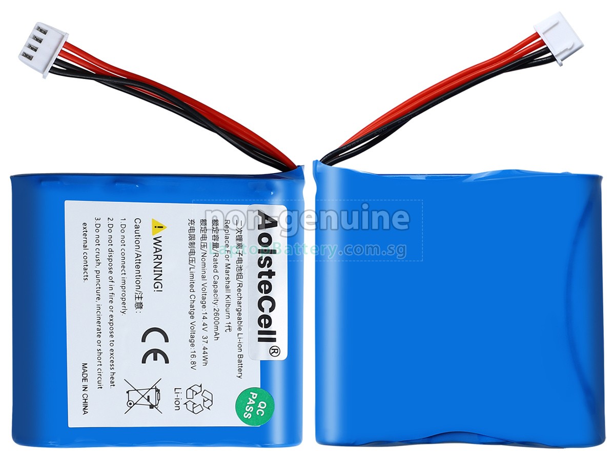 replacement Marshall TF18650-2200-1S4PA battery
