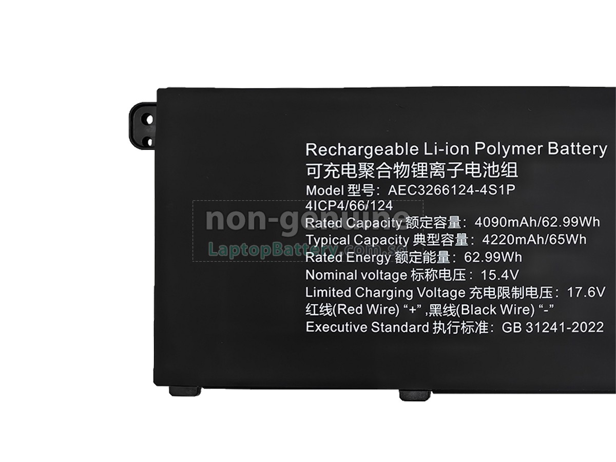 replacement Mechrevo WUJIE 14PRO-7BC4U battery