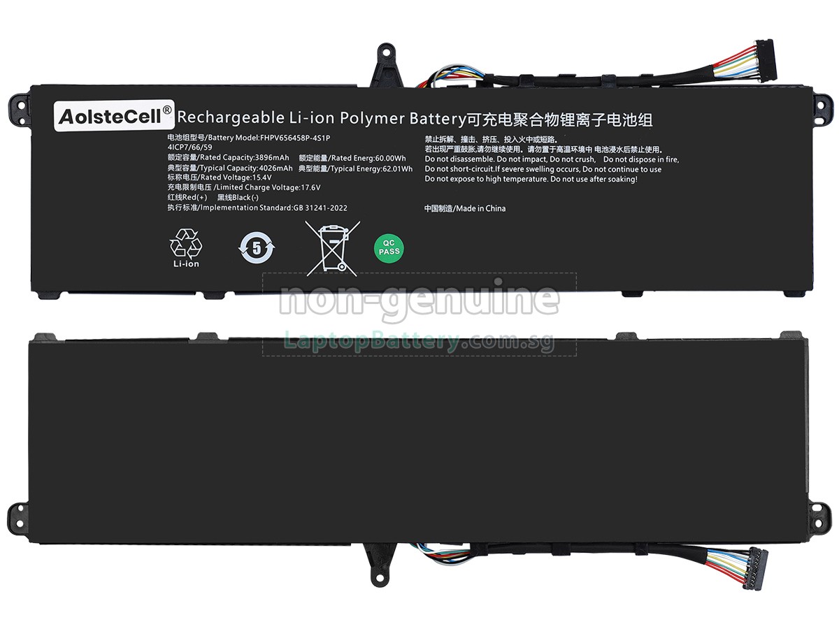 replacement Mechrevo WUJIE 14PRO-7BC4U battery