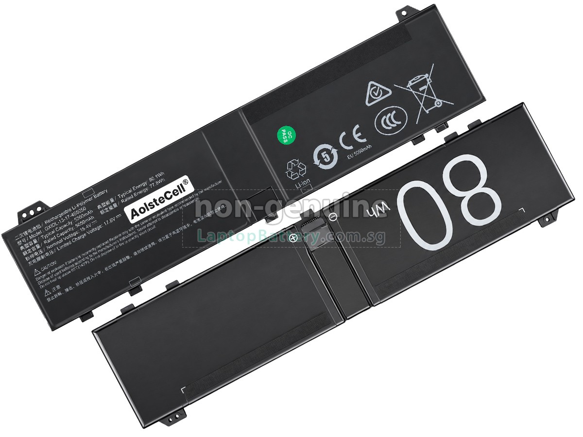 replacement Mechrevo GXIDL-13-17-3S5050 battery