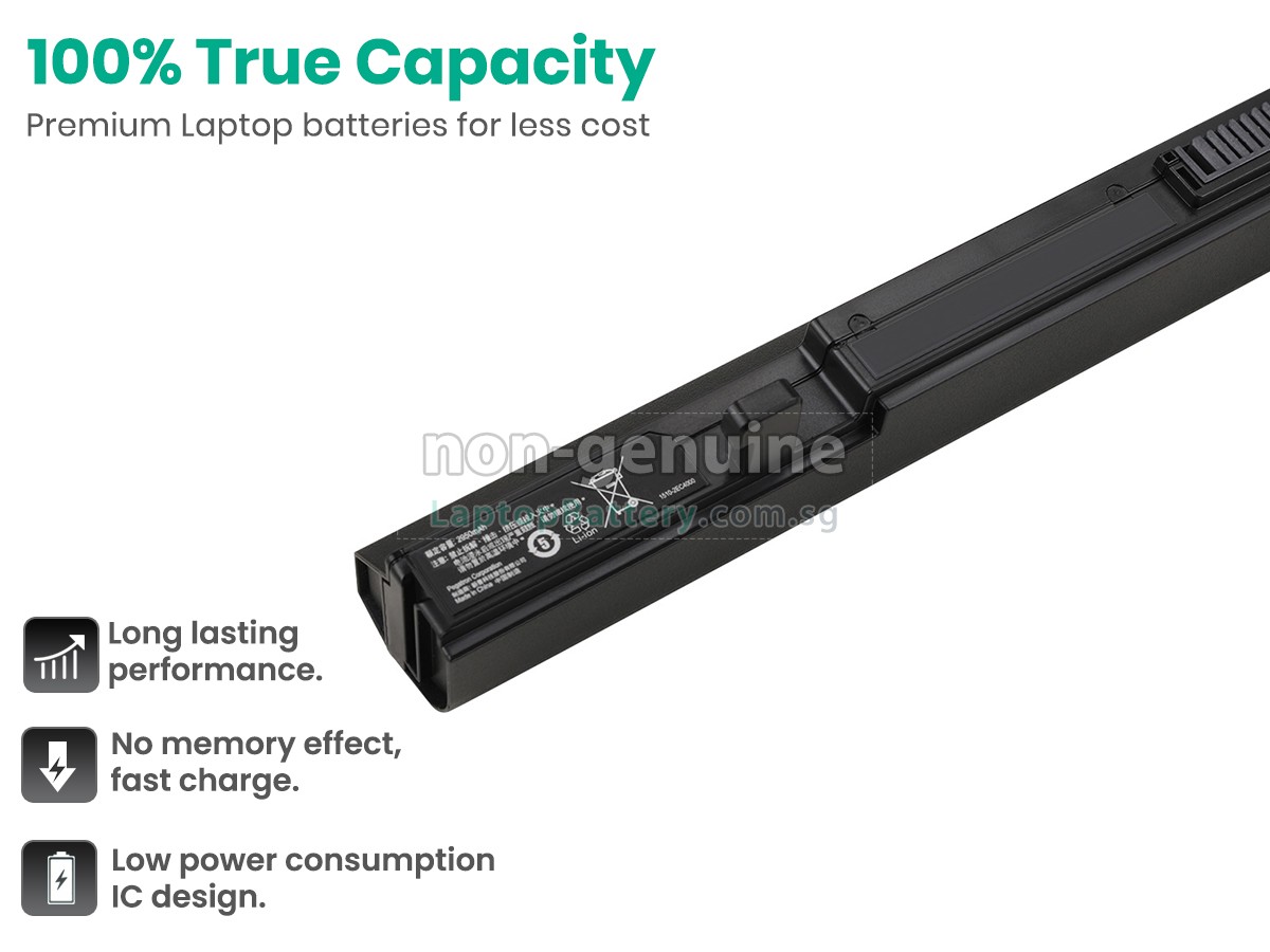 replacement Medion ERAZER X6601 battery