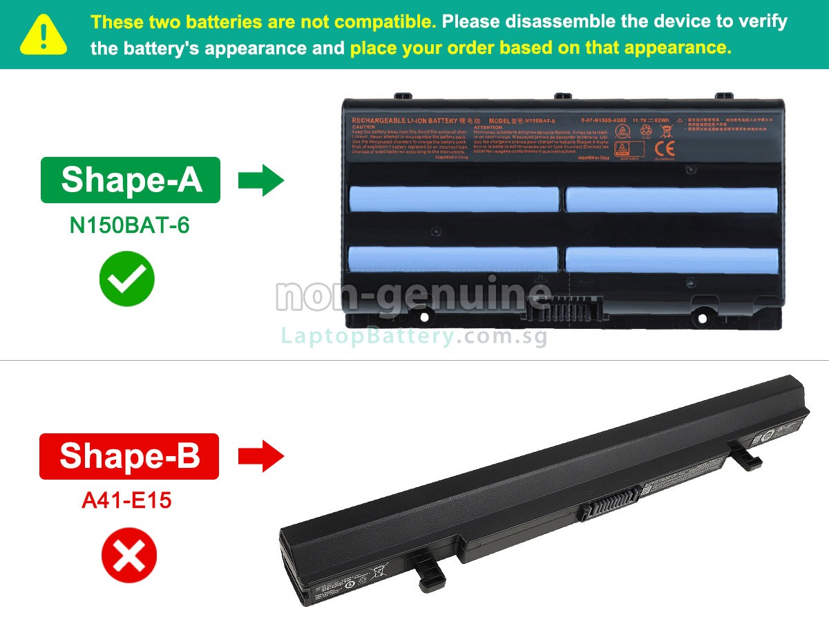 replacement Medion ERAZER X6601 battery
