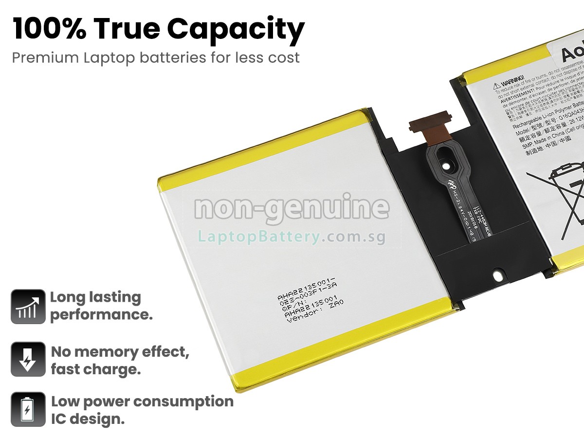 replacement Microsoft Surface GO 1825 battery