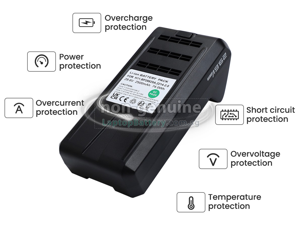 replacement Midea BP28825A battery