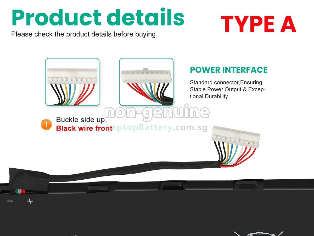 replacement MSI STEALTH GS77 12UHS-050AU battery