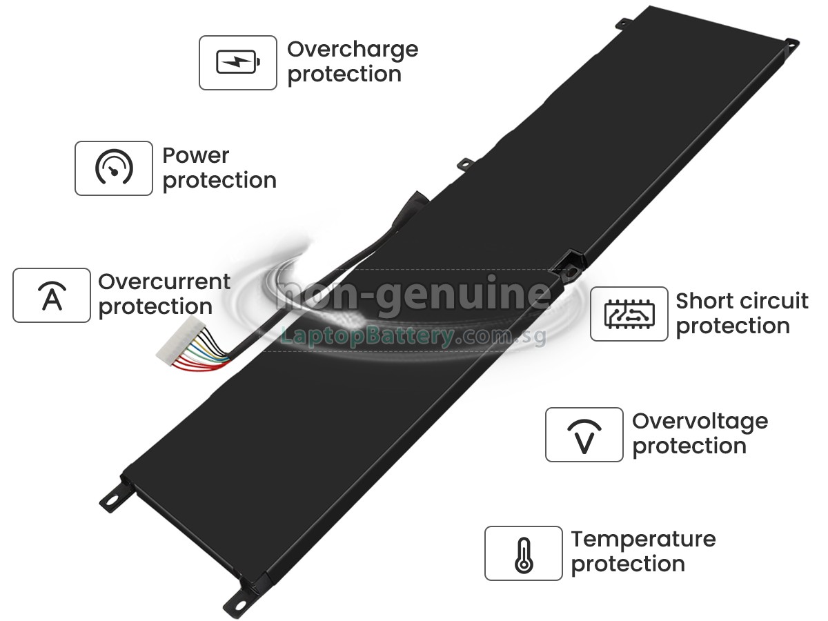 replacement MSI STEALTH GS77 12UHS-050AU battery