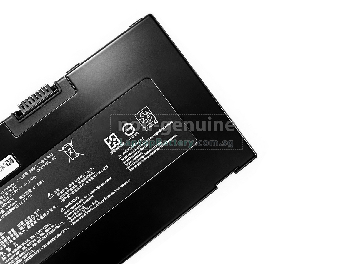 replacement MSI BTY-S1L battery