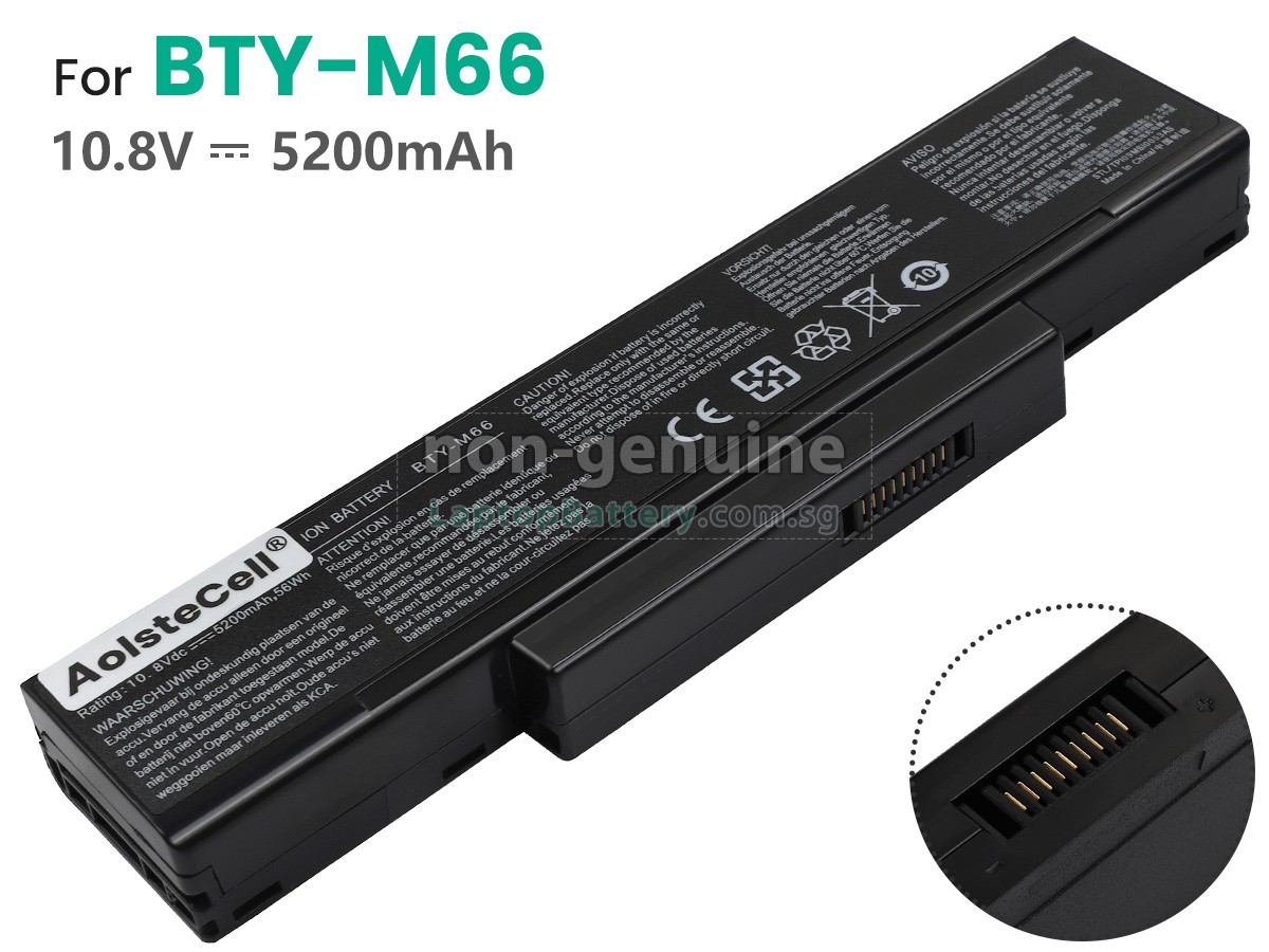 replacement MSI SQU-706 battery