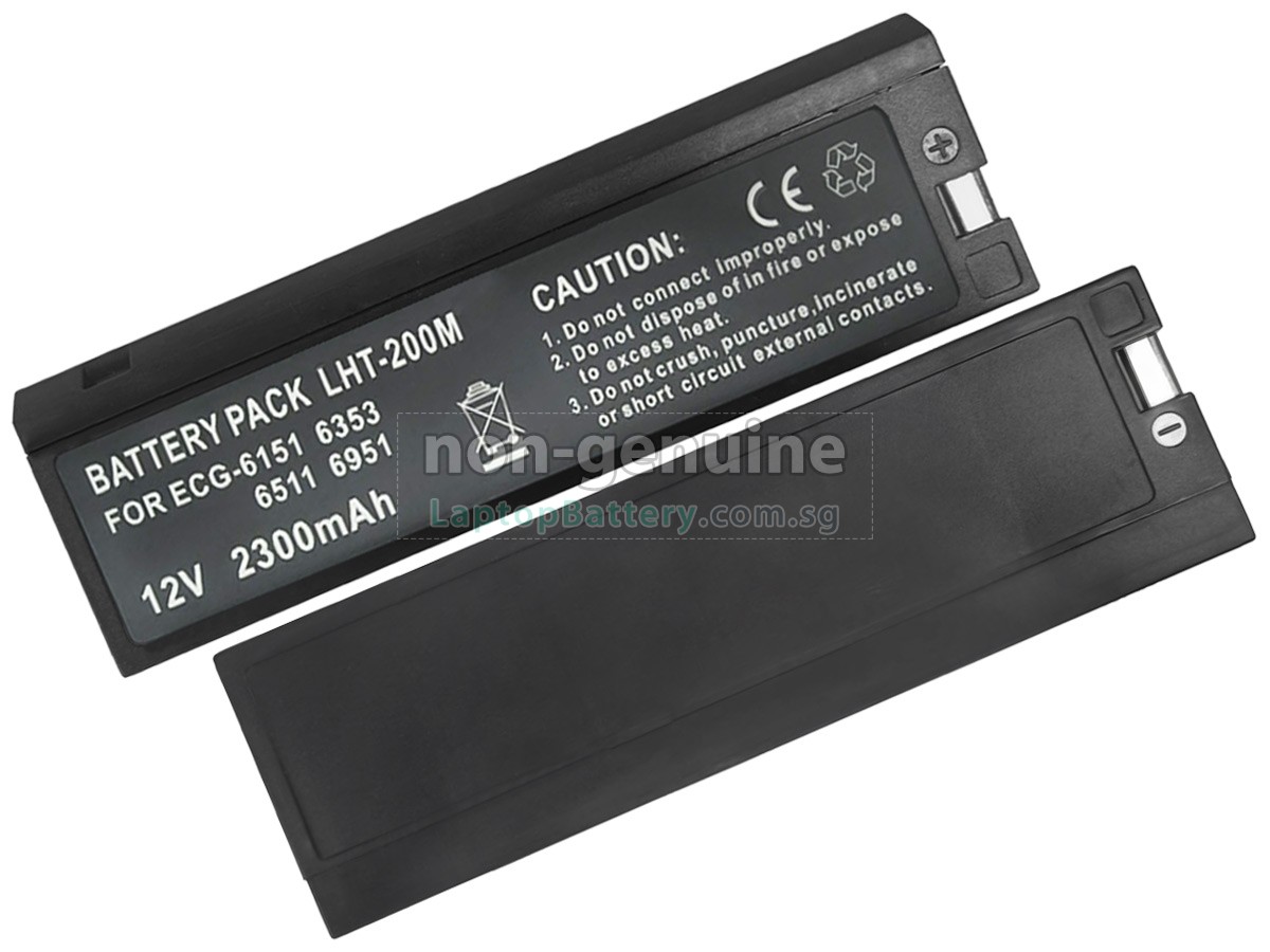 replacement Nihon Kohden ECG-6511 battery