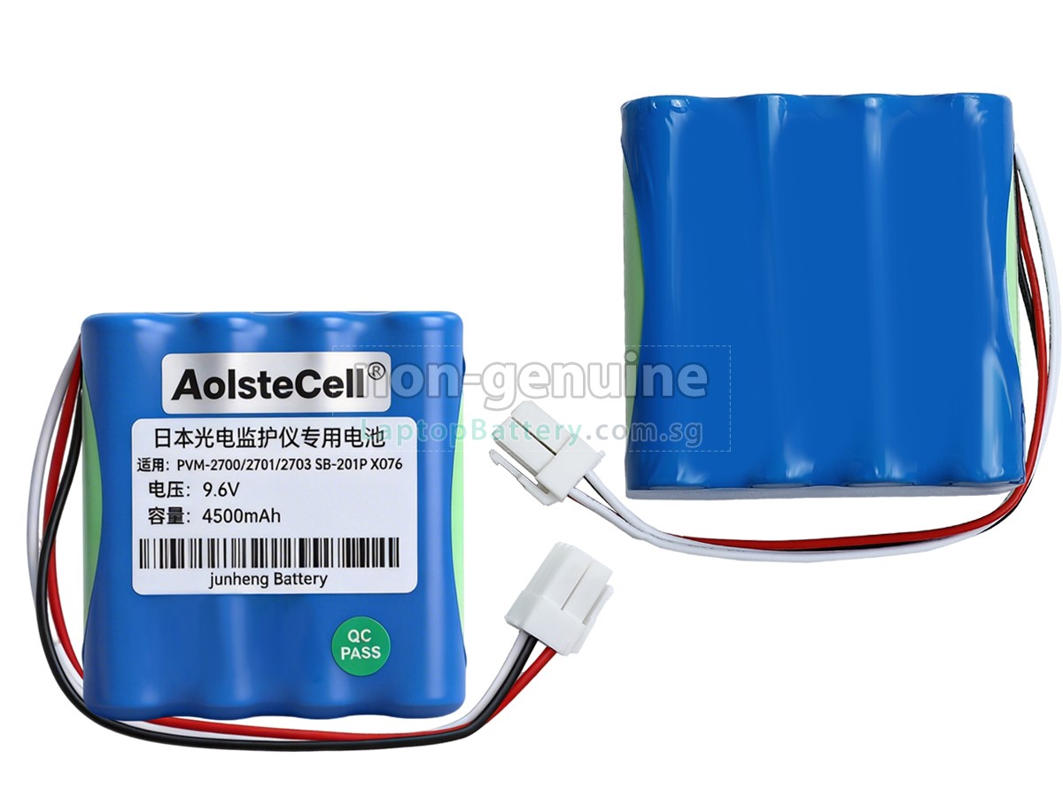 replacement Nihon Kohden X076 battery