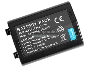 Battery for Nikon EN-EL18d(3INR19/66)