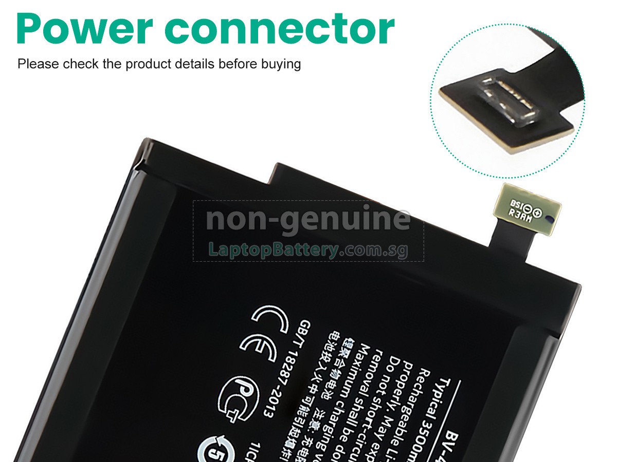 replacement Nokia BV-4BWA battery