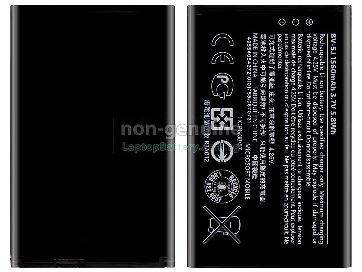 replacement Nokia LUMIA 435 battery
