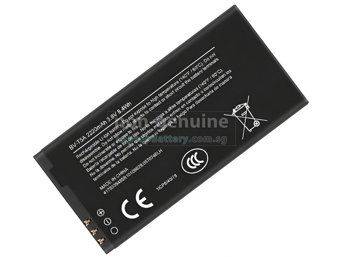 replacement Nokia BL-T5A battery