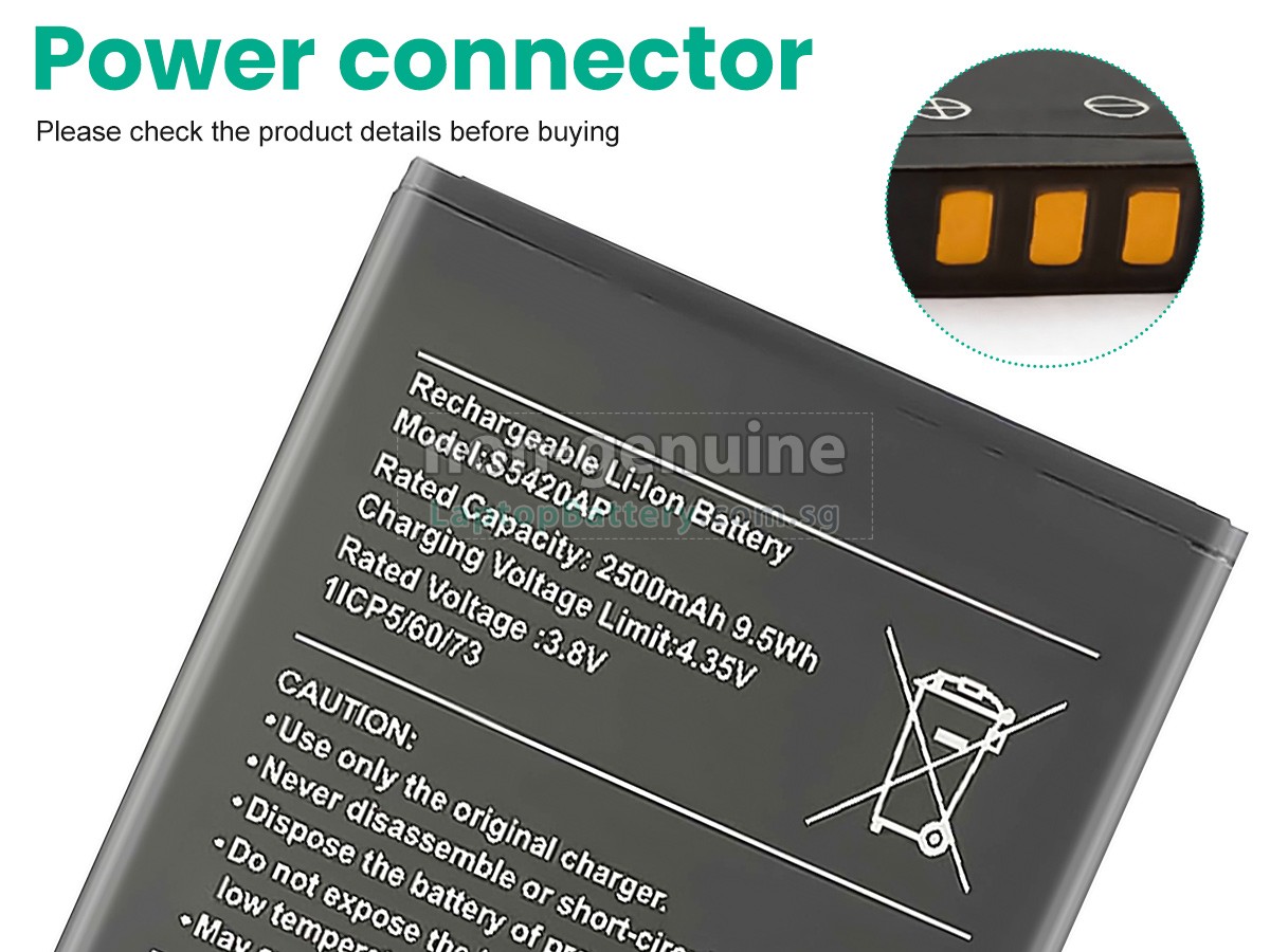 replacement Nokia S5420AP battery