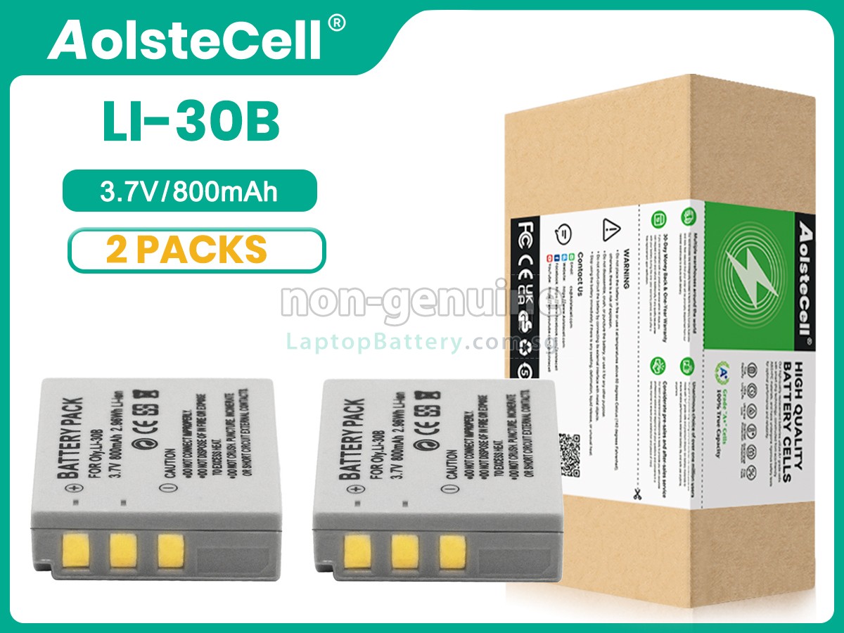 replacement Olympus LI-30B battery