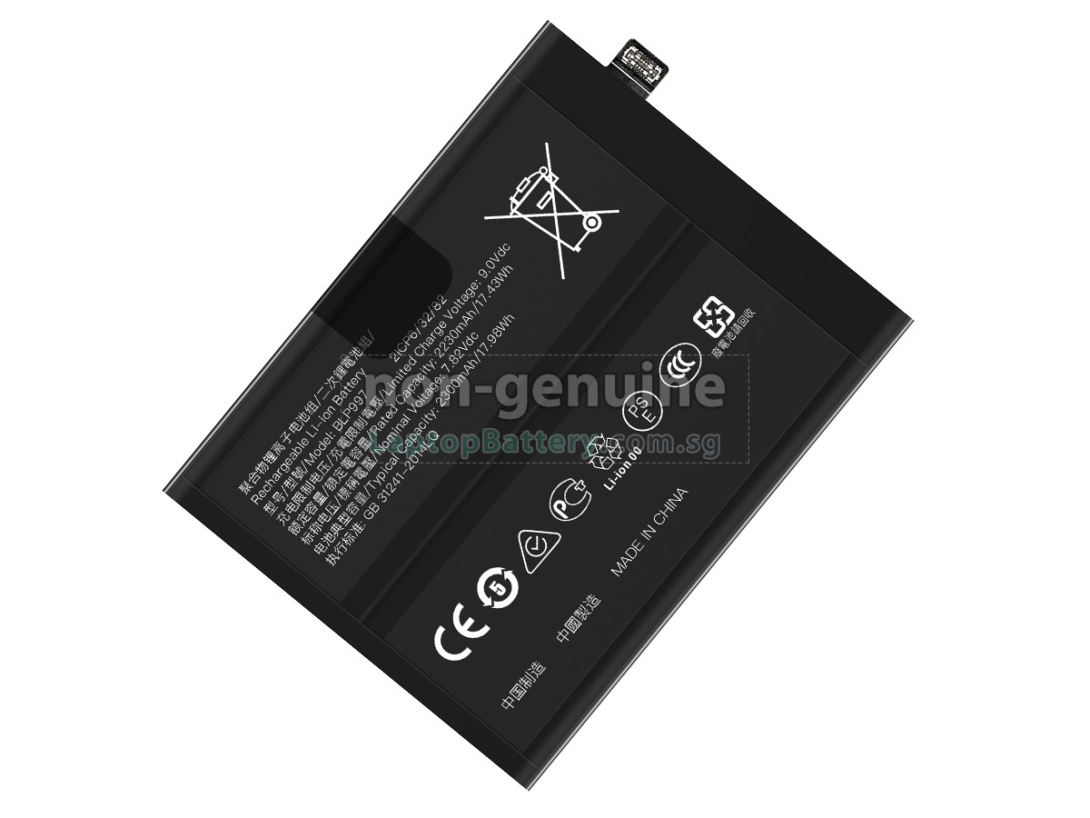 replacement Oppo A302OP_11 battery