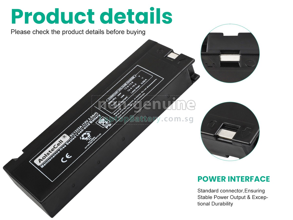 replacement Panasonic MEC2000 battery