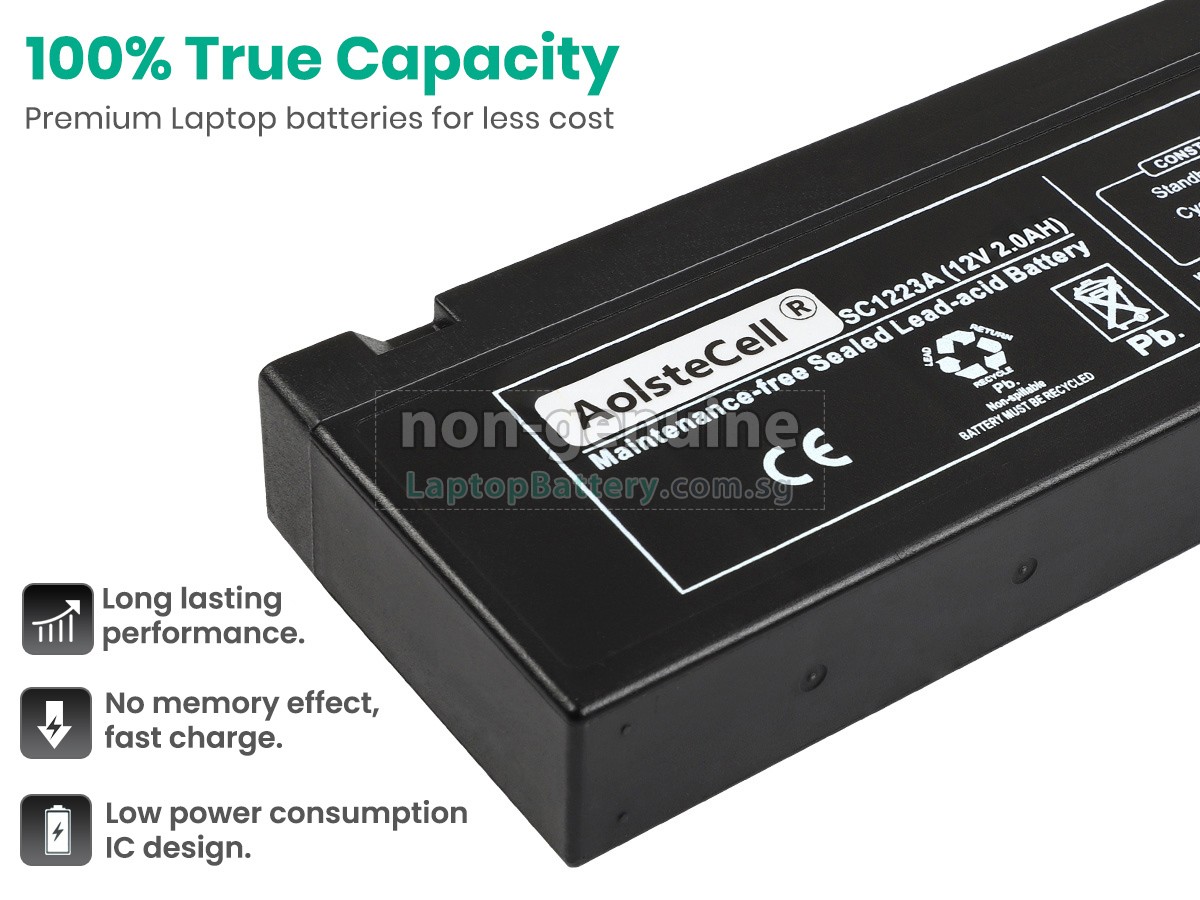 replacement Panasonic MEC2000 battery