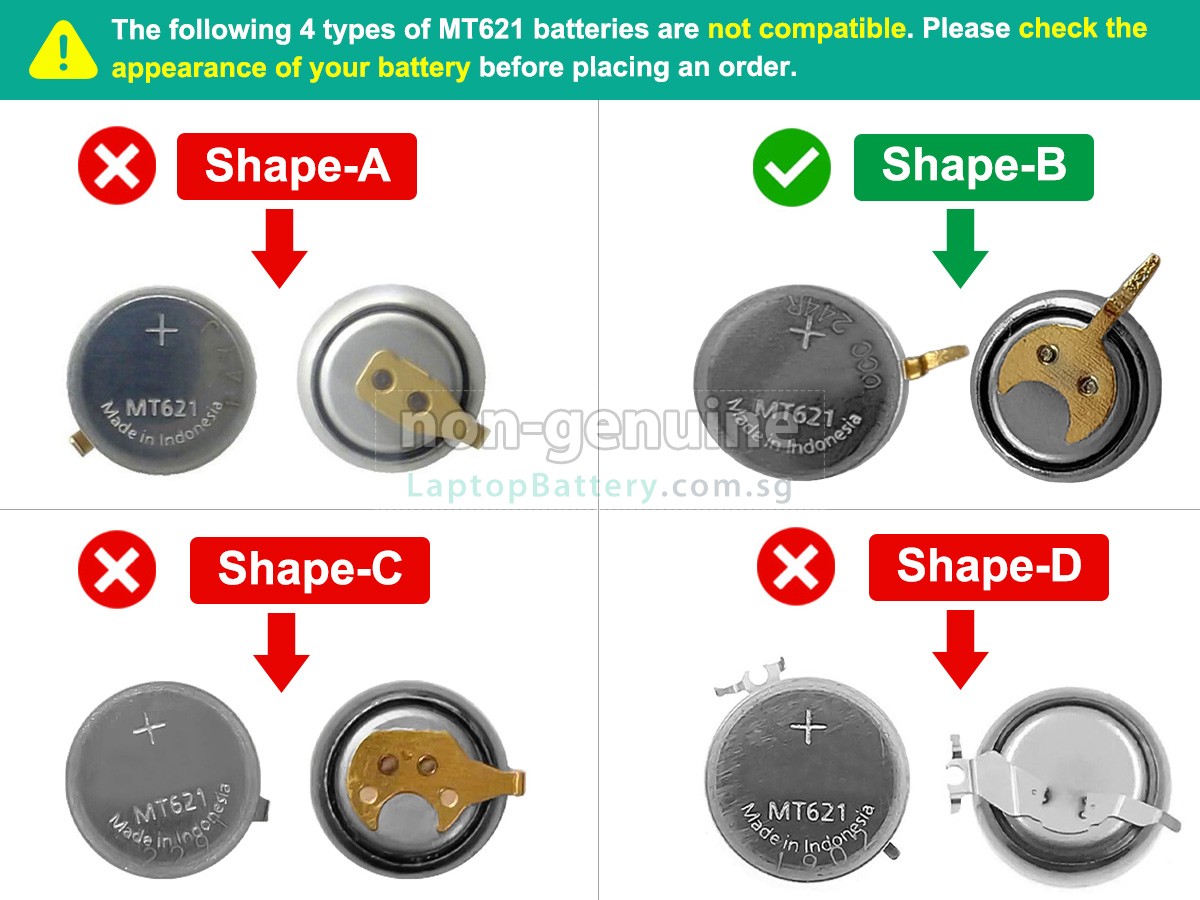 replacement Panasonic MT621 battery