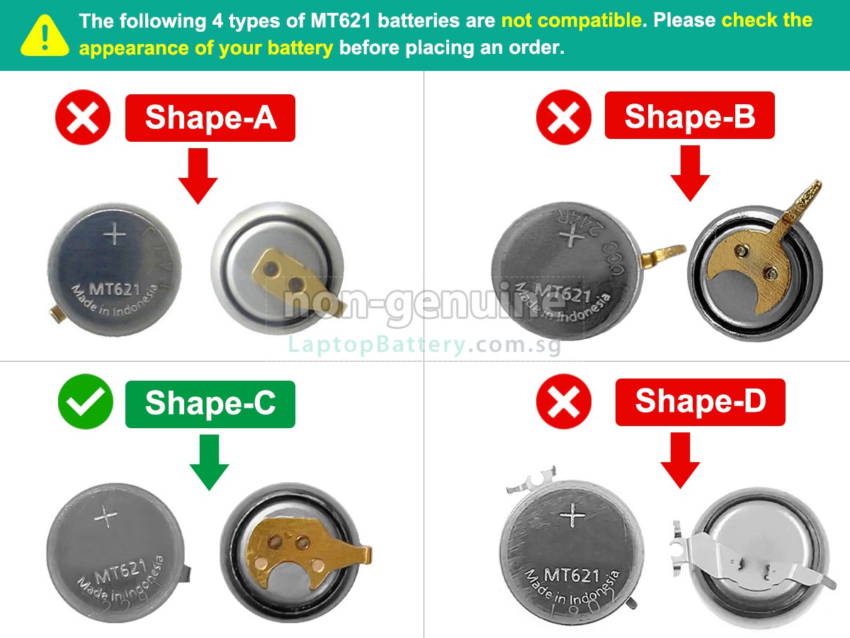 replacement Panasonic MT621 battery