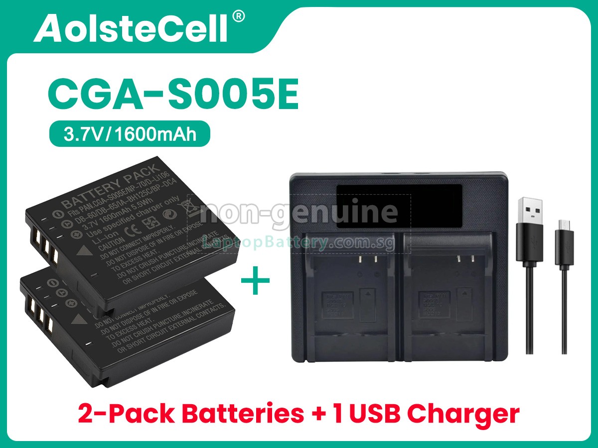 replacement Panasonic LUMIX LX3 battery