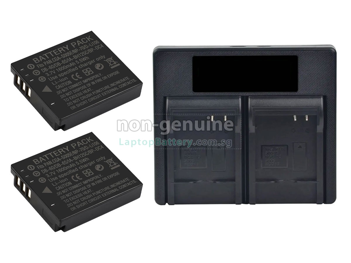 replacement Panasonic LUMIX LX3 battery