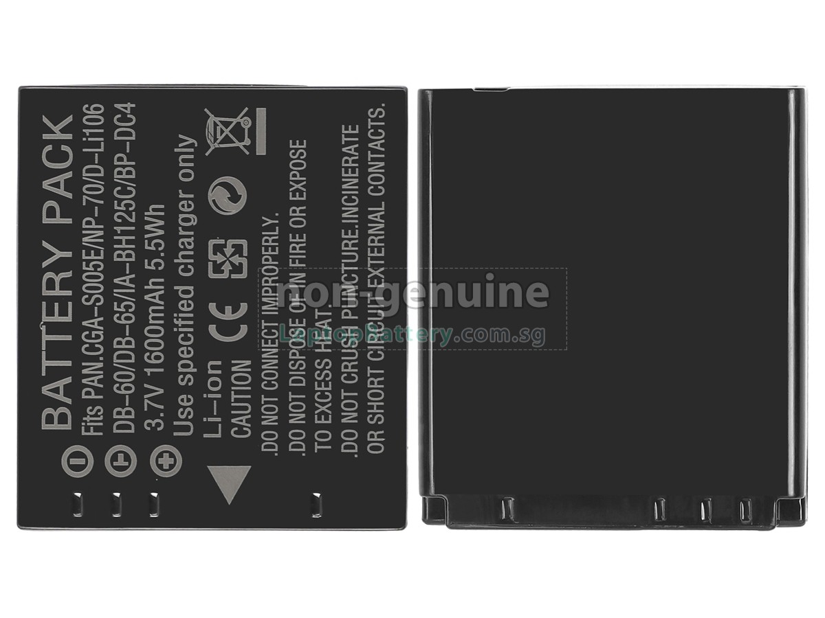 replacement PENTAX MX-1 battery