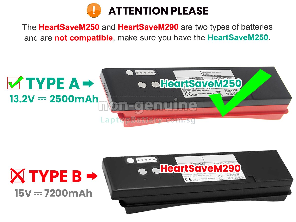 replacement Primedic HEARTSAVEM250 battery