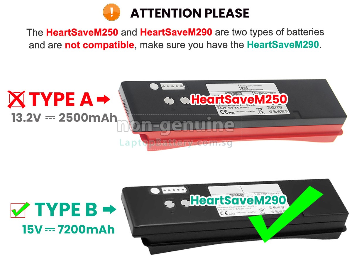 replacement Primedic HEARTSAVEM250 battery