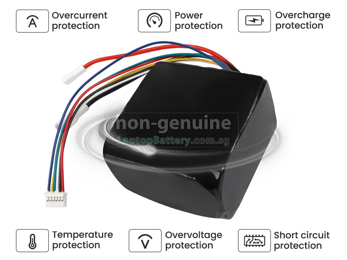 replacement Roborock BCR-1P6S-4000HX battery