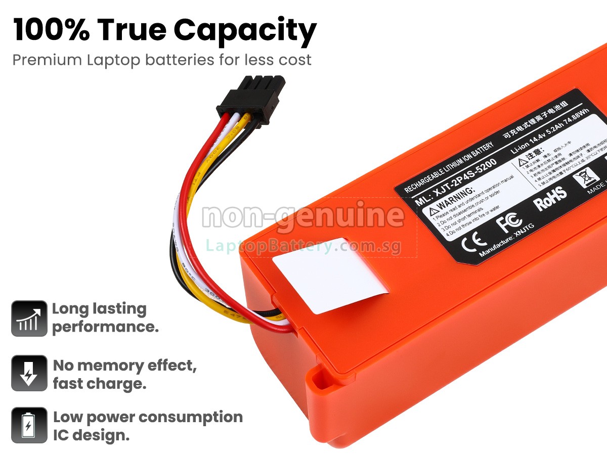 replacement Roborock Q7 MAX battery